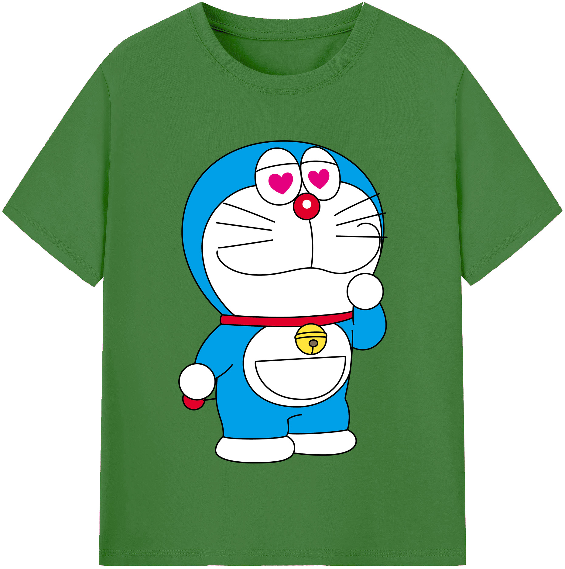 （画像用） ドラえもん Doraemon レディースカジュアルプリントTシャツ（綿100％）
